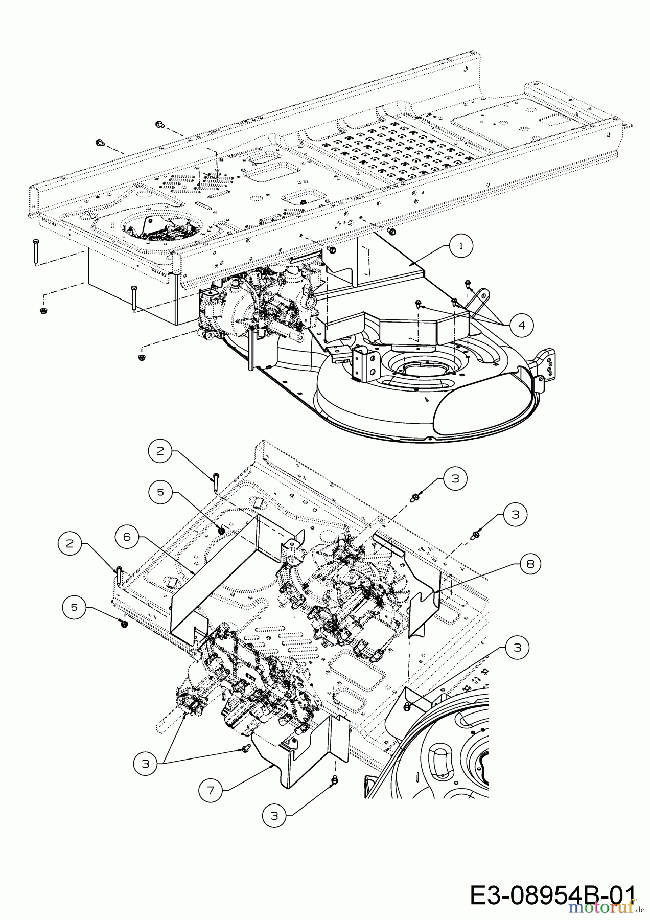  MTD Zero Turn Z 170 DH 17AMCACS678  (2019) Cover mowing deck