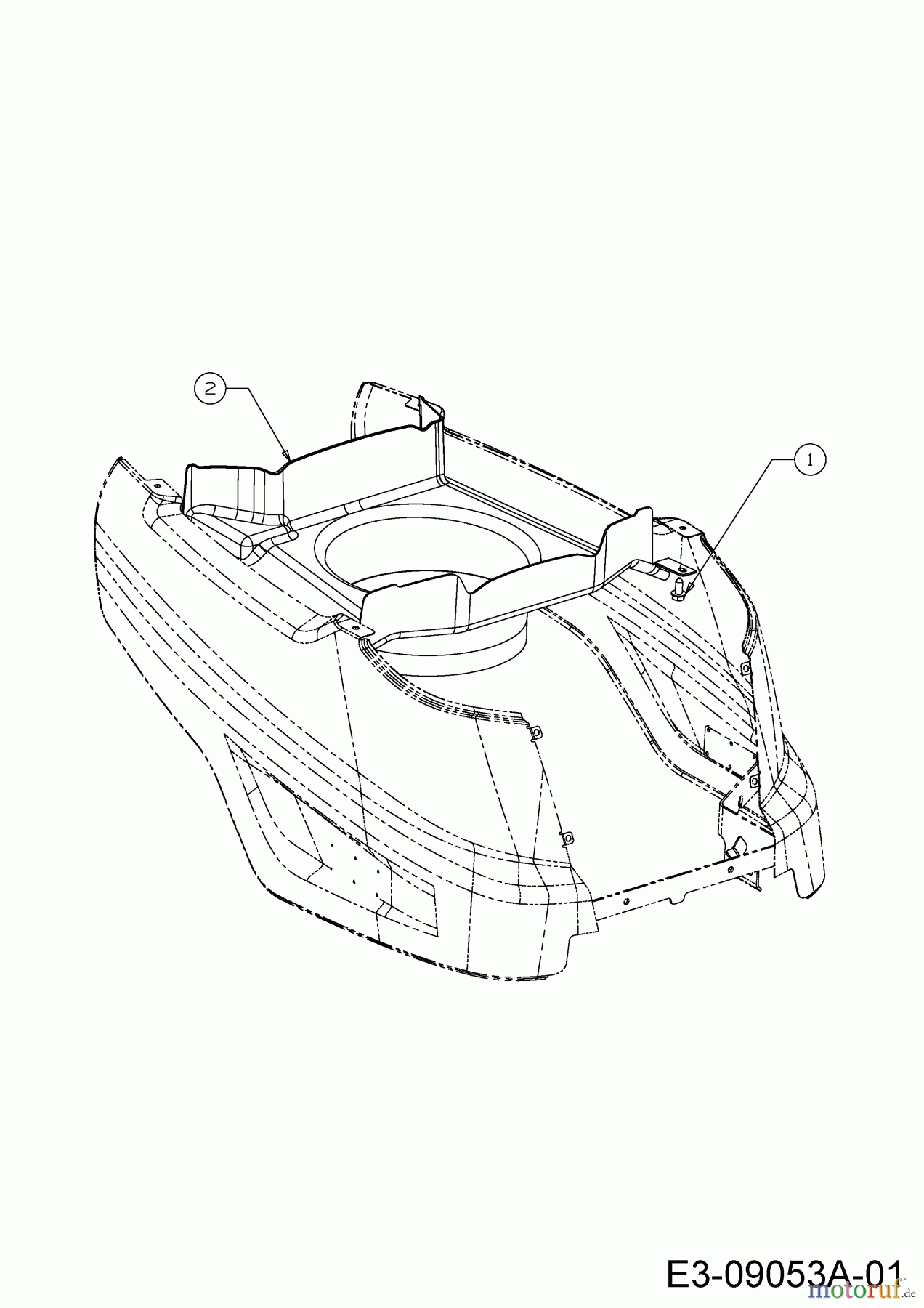  MTD Lawn tractors LT 96 EXT 13H276KF682  (2020) Engine duct