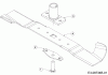 MTD P 46 T 11D-TASJ600 (2020) Listas de piezas de repuesto y dibujos Blade, Blade adapter