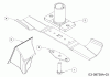 Mr.Gardener HW 42 B 11A-LL5B629 (2019) Listas de piezas de repuesto y dibujos Blade, Blade adapter, Mulch plug