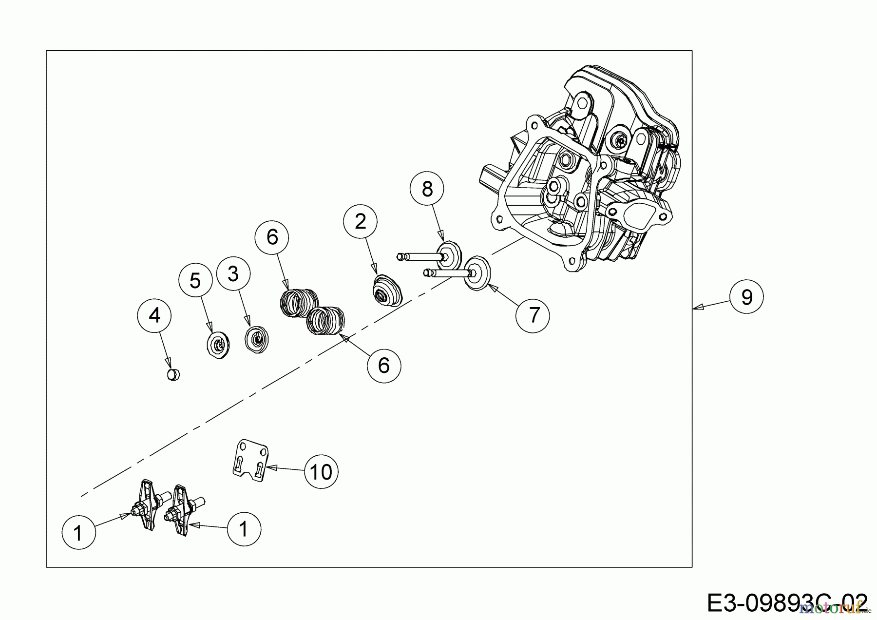  MTD-Engines Horizontal 670-WHA 752Z670-WHA  (2020) E3-09893C-02