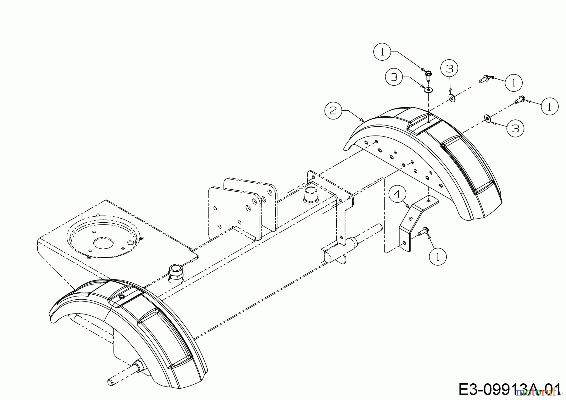  MTD Log splitter LS 550 24AI550C678 (2019) Fender