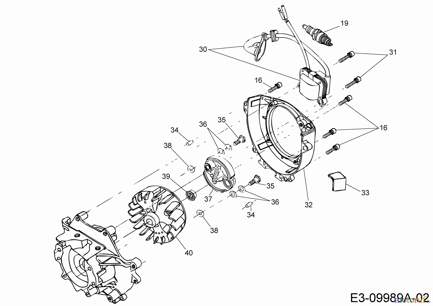  MTD Brush cutter 1033 AVS 41AD71XB678  (2019) Clutch, Ignition