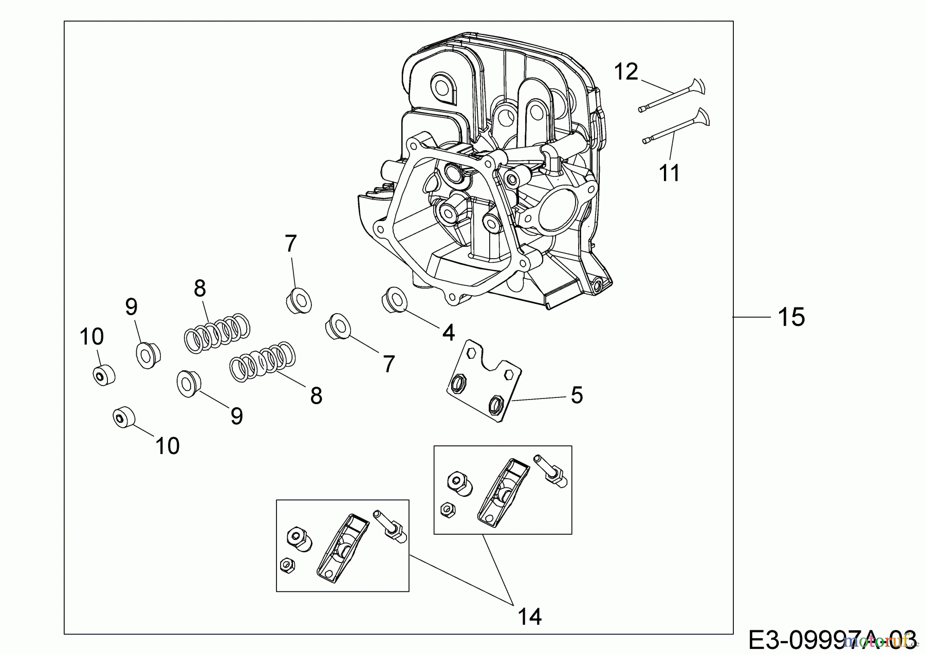  MTD-Engines Horizontal 678-SH 752Z678-SH  (2019) Cylinder head