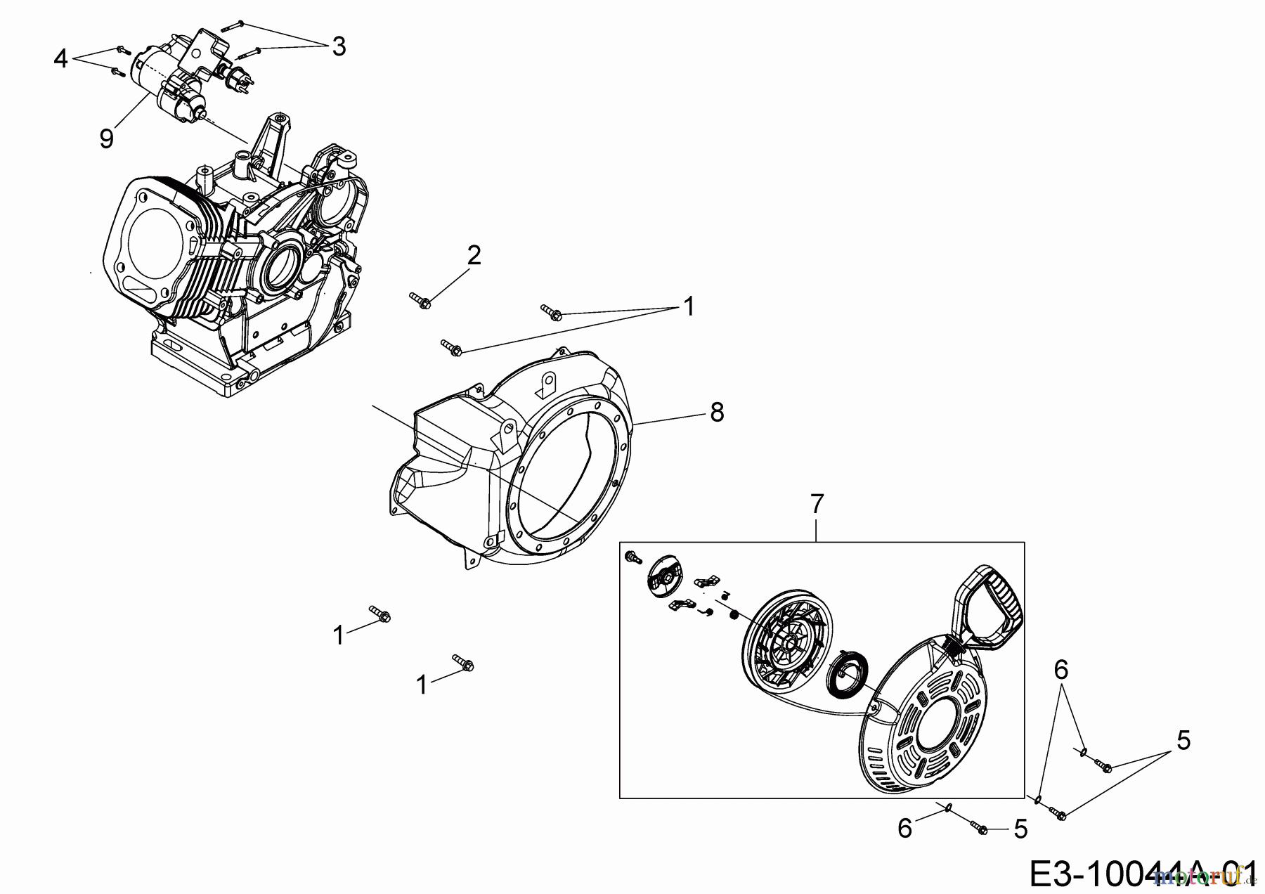  MTD-Engines Horizontal 678-SH 752Z678-SH  (2020) Electric starter, Recoil starter