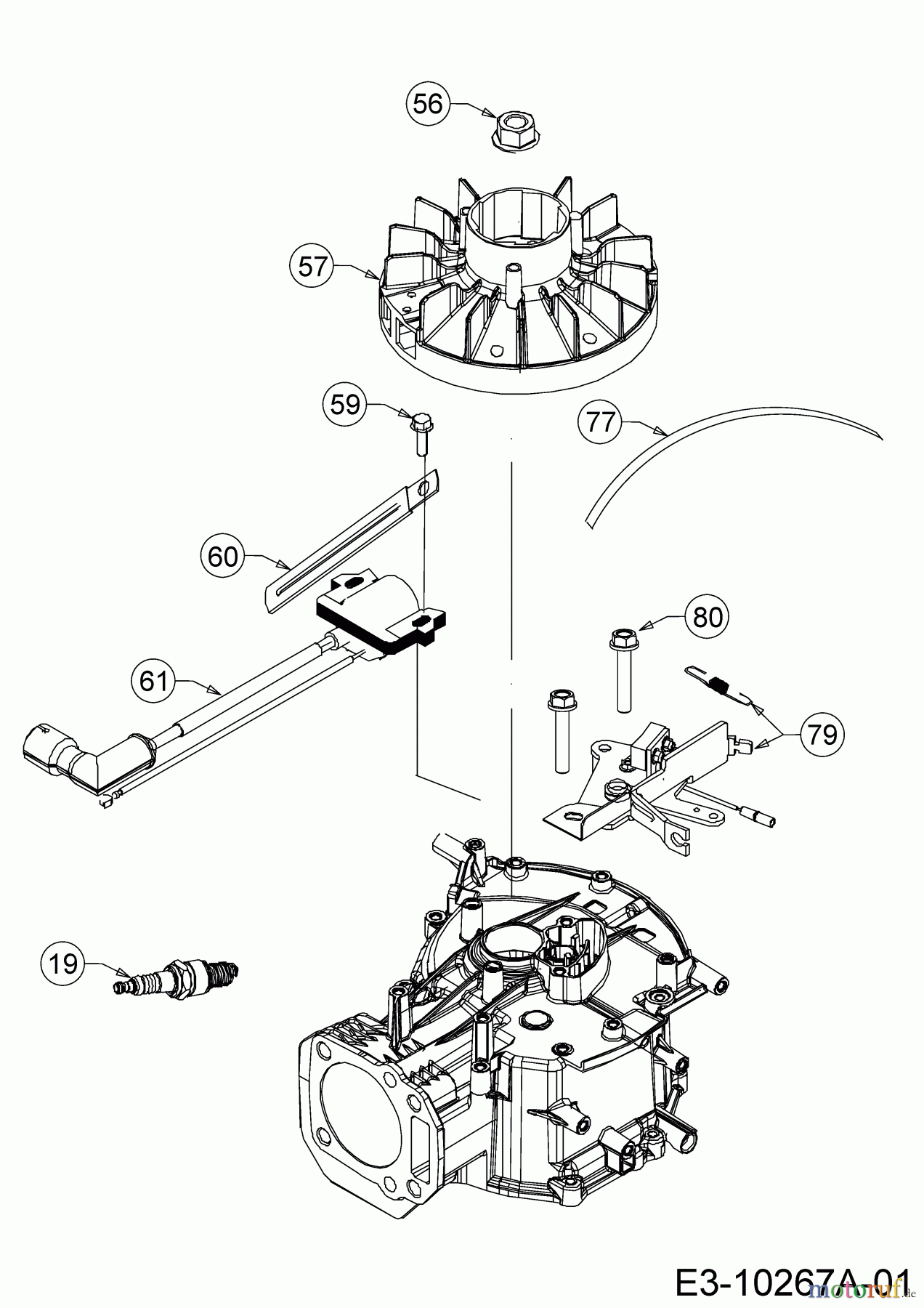  MTD-Engines Vertical 5X70RHA 752Z5X70RHA  (2019) Ignition