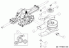 MTD 96 13BH765F600 (2019) Listas de piezas de repuesto y dibujos Idle pullie gearbox