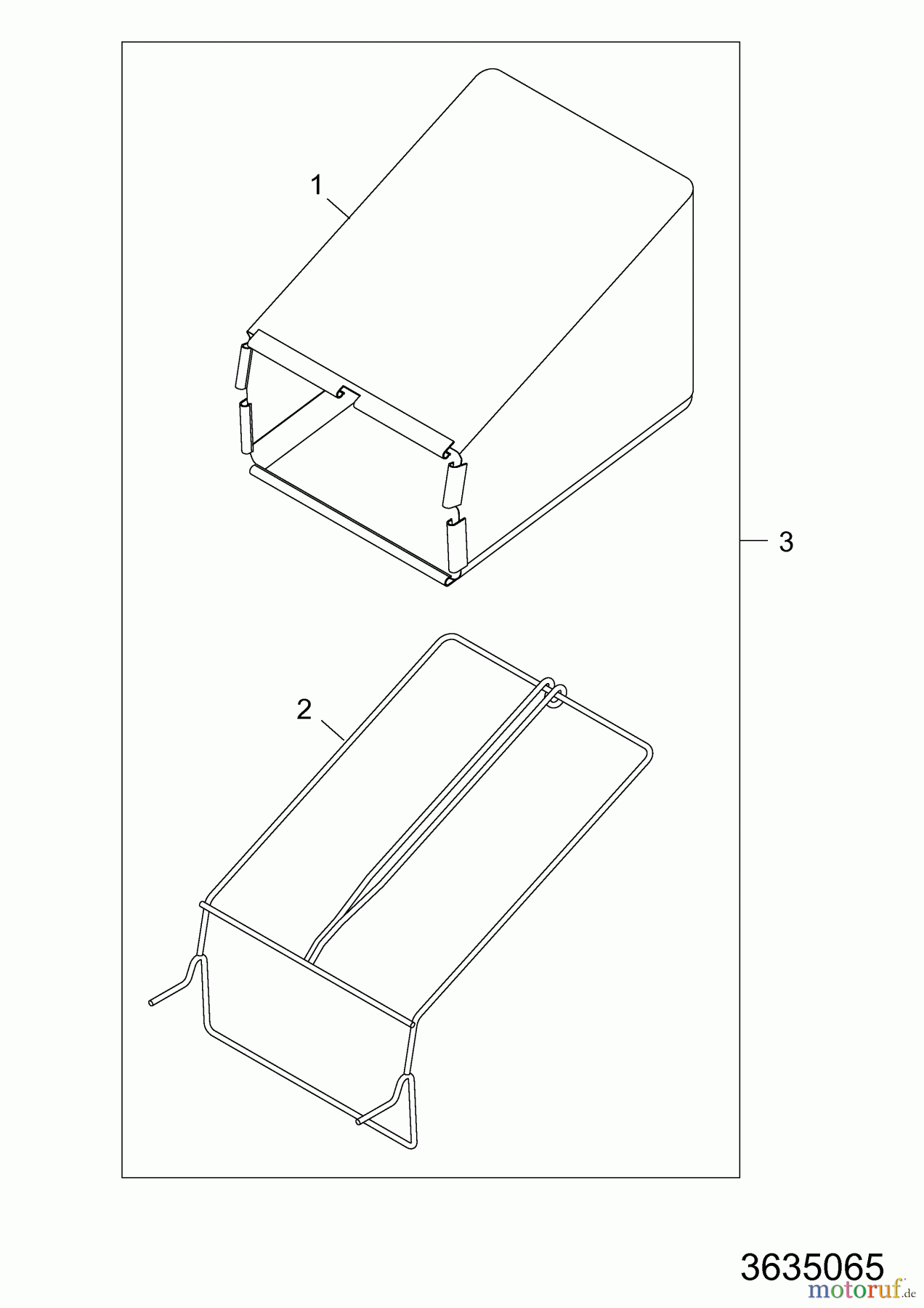  MTD Accessories Accessories verticutter Bags verticutter TK 40 Collection bag 3635065  (2019) Bag verticutter