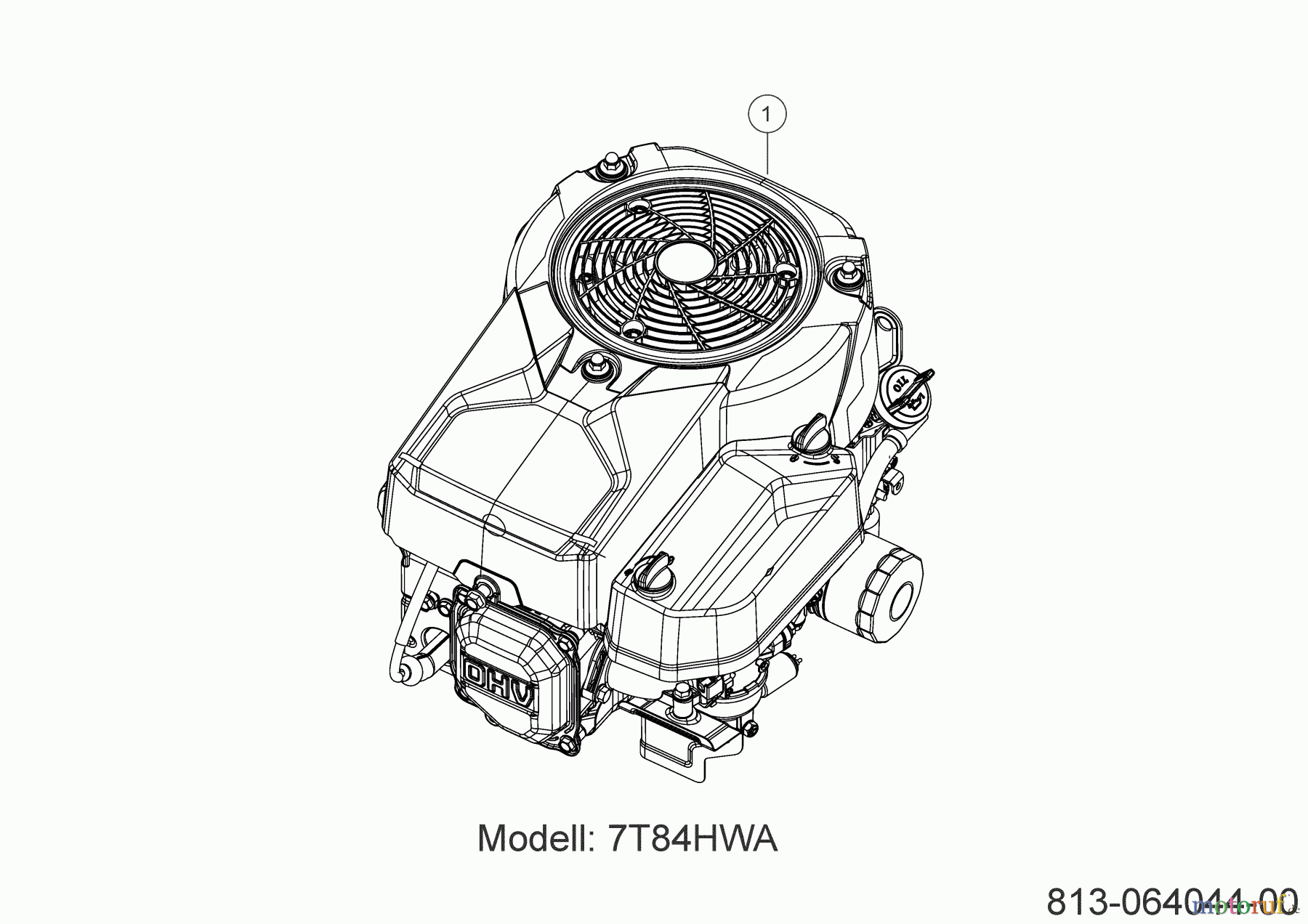  Tigara Lawn tractors TG 13 / 96 TE 13A776KF649 (2022) Engine