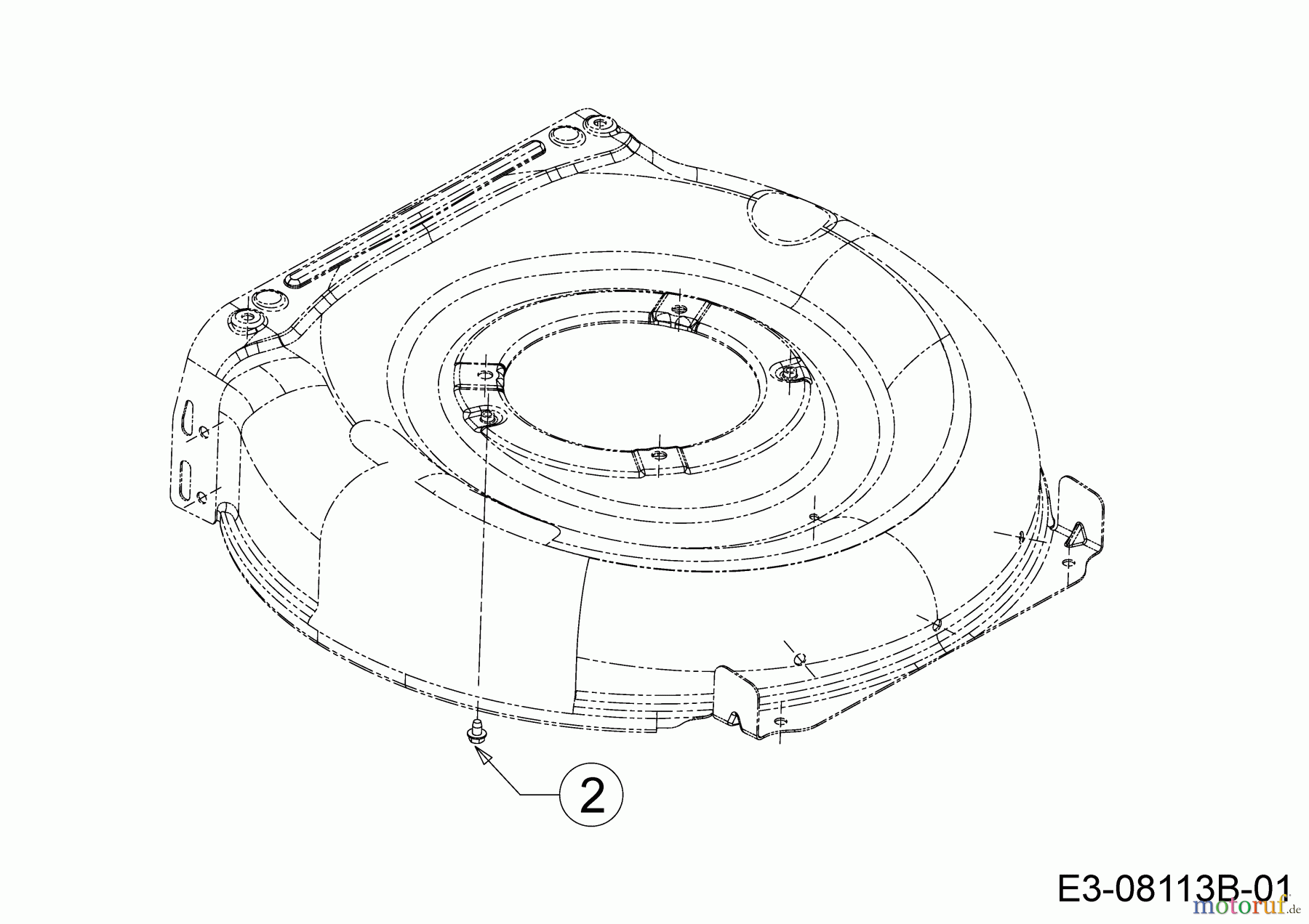  MTD Petrol mower Smart 46 PO 11D-TAMG600 (2021) Screw engine fixing