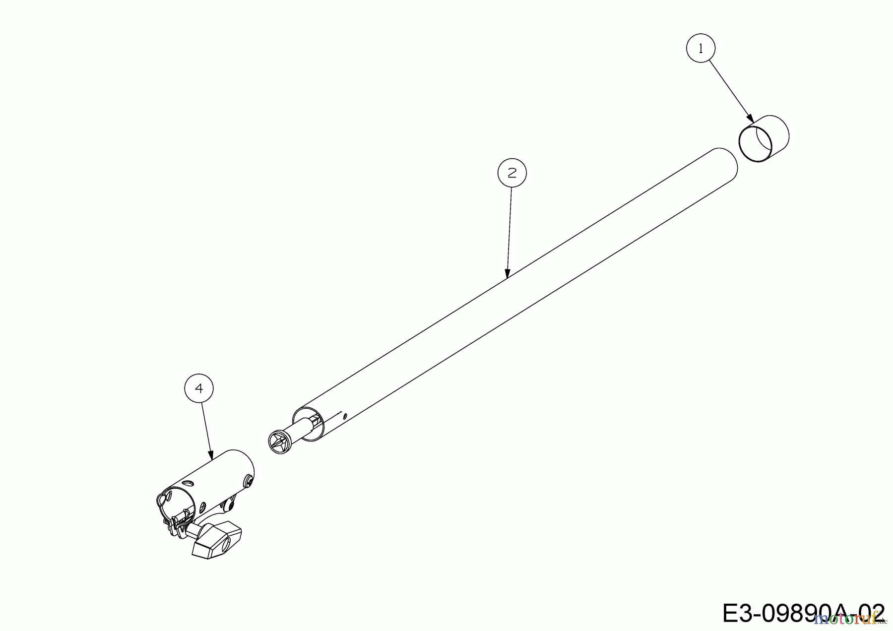  MTD Accessories Accessories Brush cutter, Trimmer Chain saw PS 720 41AJPS-C902  (2019) Extension