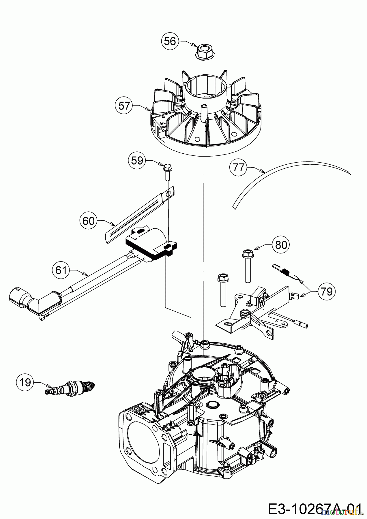  MTD-Engines Vertical 5X70RHB 752Z5X70RHB (2020) Ignition