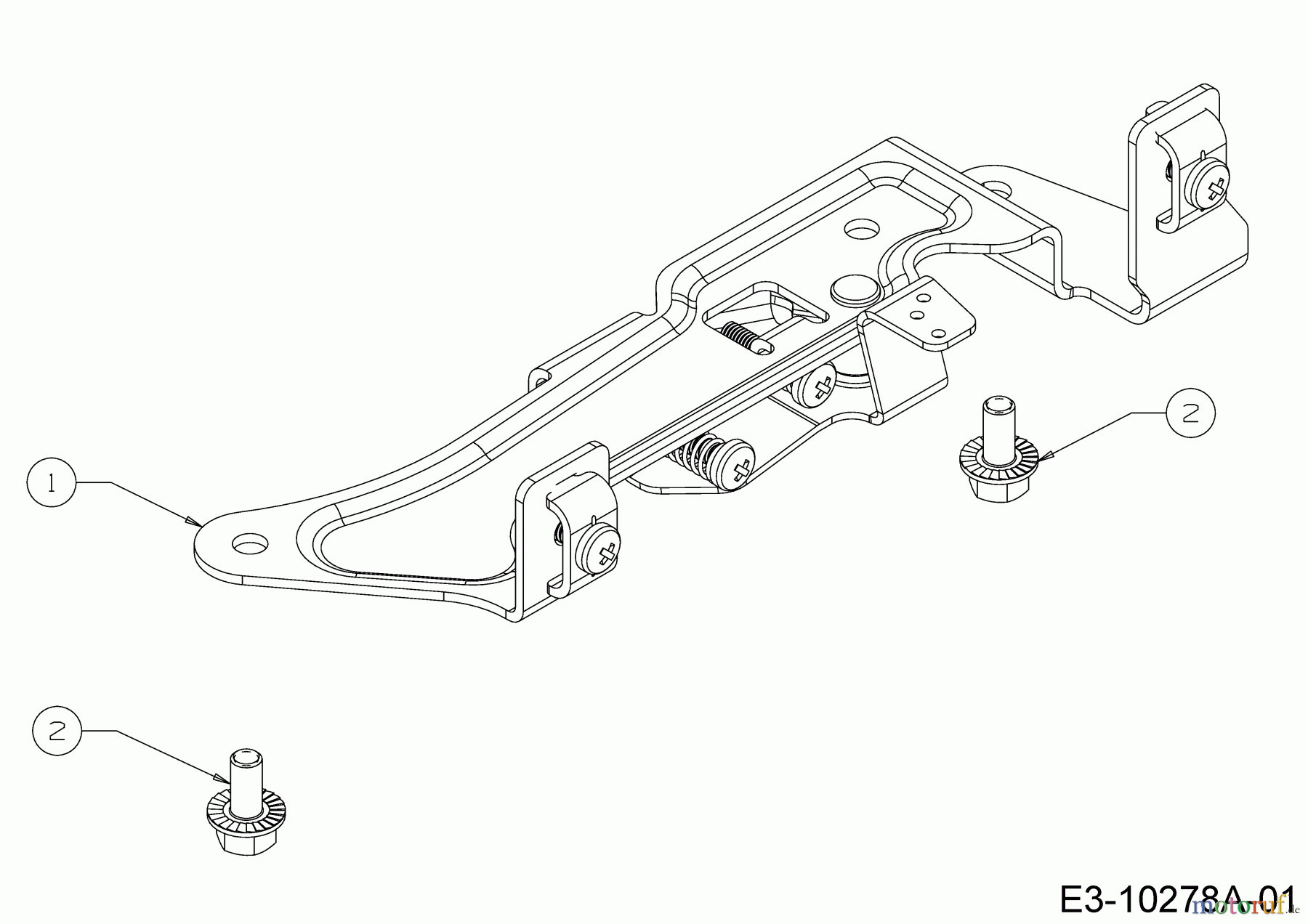  MTD-Engines Vertical 9Q78HW 752Z9Q78HW (2020) Control bracket