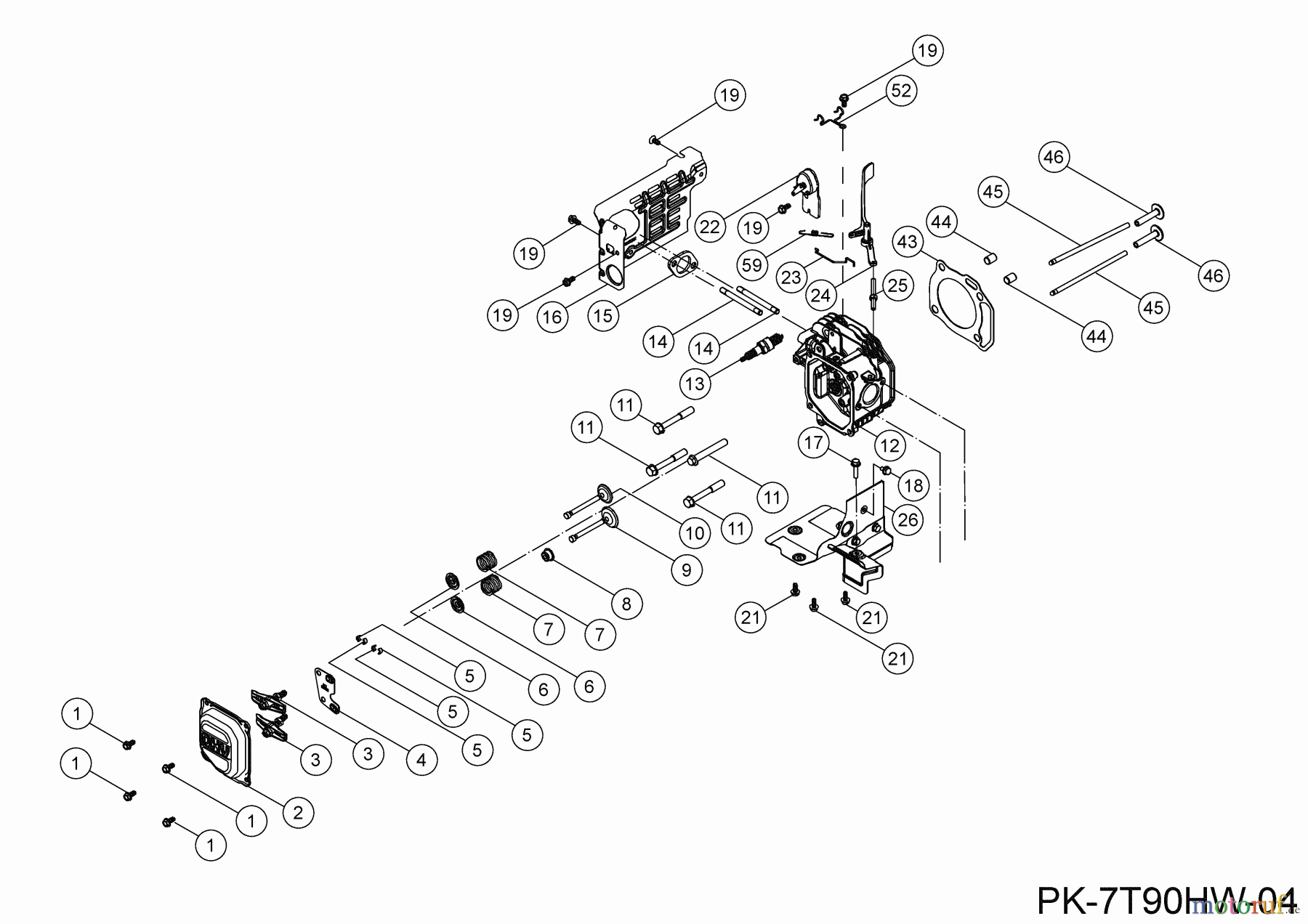  MTD-Engines Vertical 7T90HW 752Z7T90HW (2020) Cylinder head