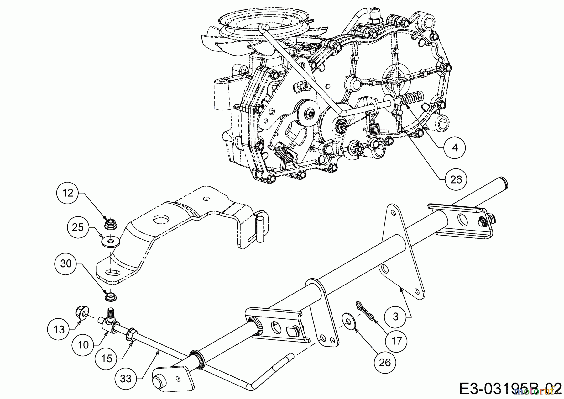  Cub Cadet Zero Turn XZ2  107I 17AWCBYS603  (2019) Deck lift 1