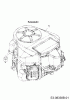 Cub Cadet XT3 QR95 13CFA5CB603 (2020) Listas de piezas de repuesto y dibujos Engine Kawasaki
