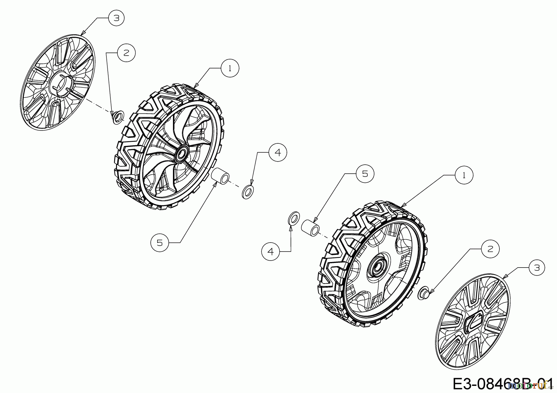  Cub Cadet Snow throwers 221 LHP 31AR2T6D603  (2020) Wheels