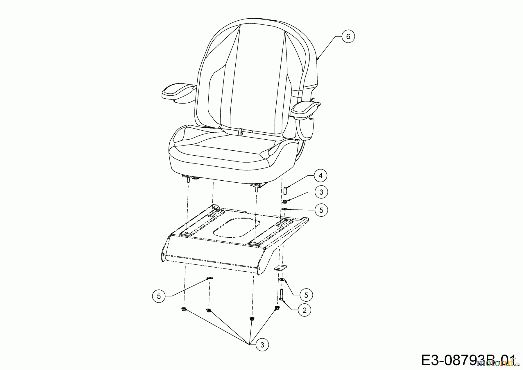  Cub Cadet Zero Turn XZ5 L107 17AAEACS603 (2020) Seat