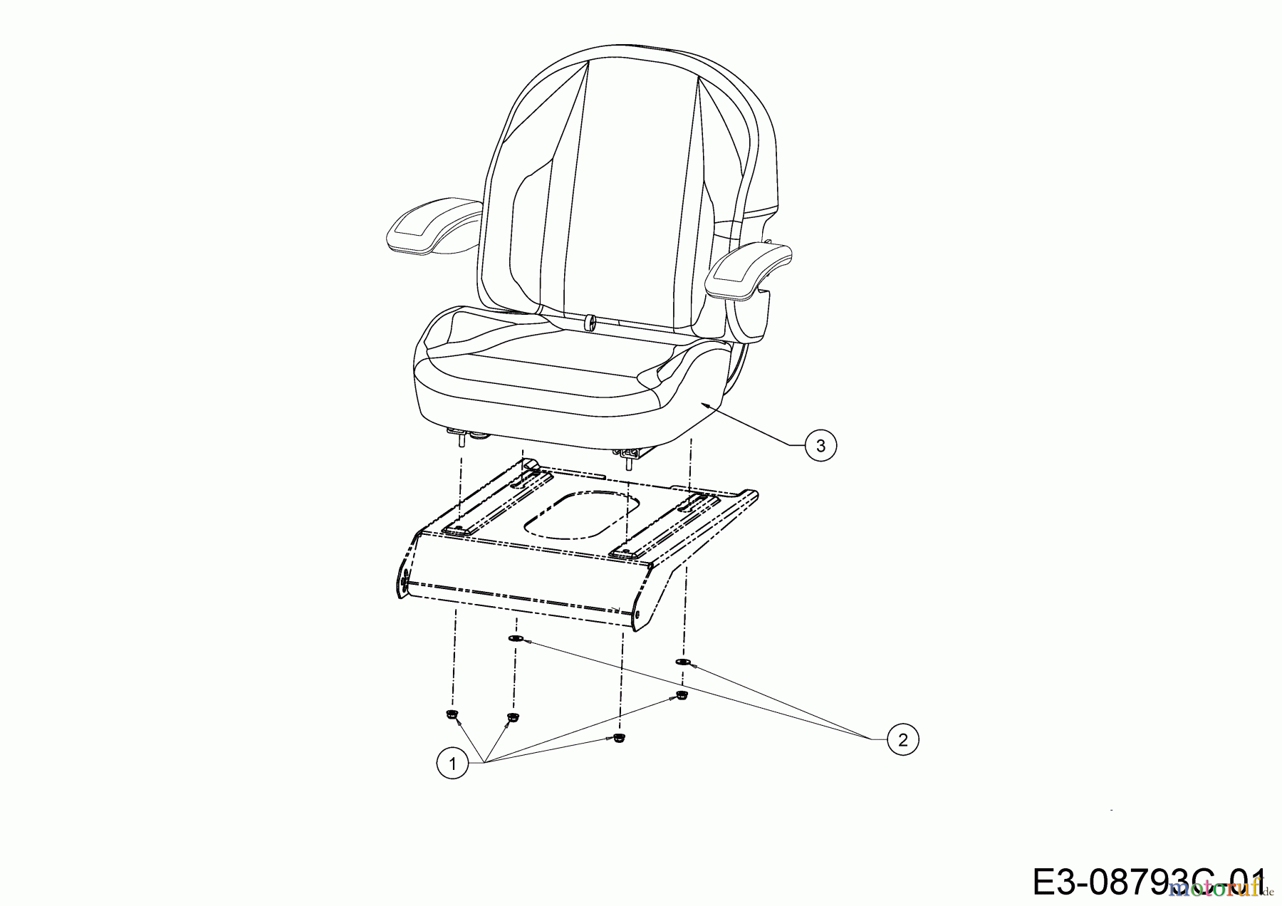  Cub Cadet Zero Turn XZ5 L127 17AIEACZ603 (2020) Seat