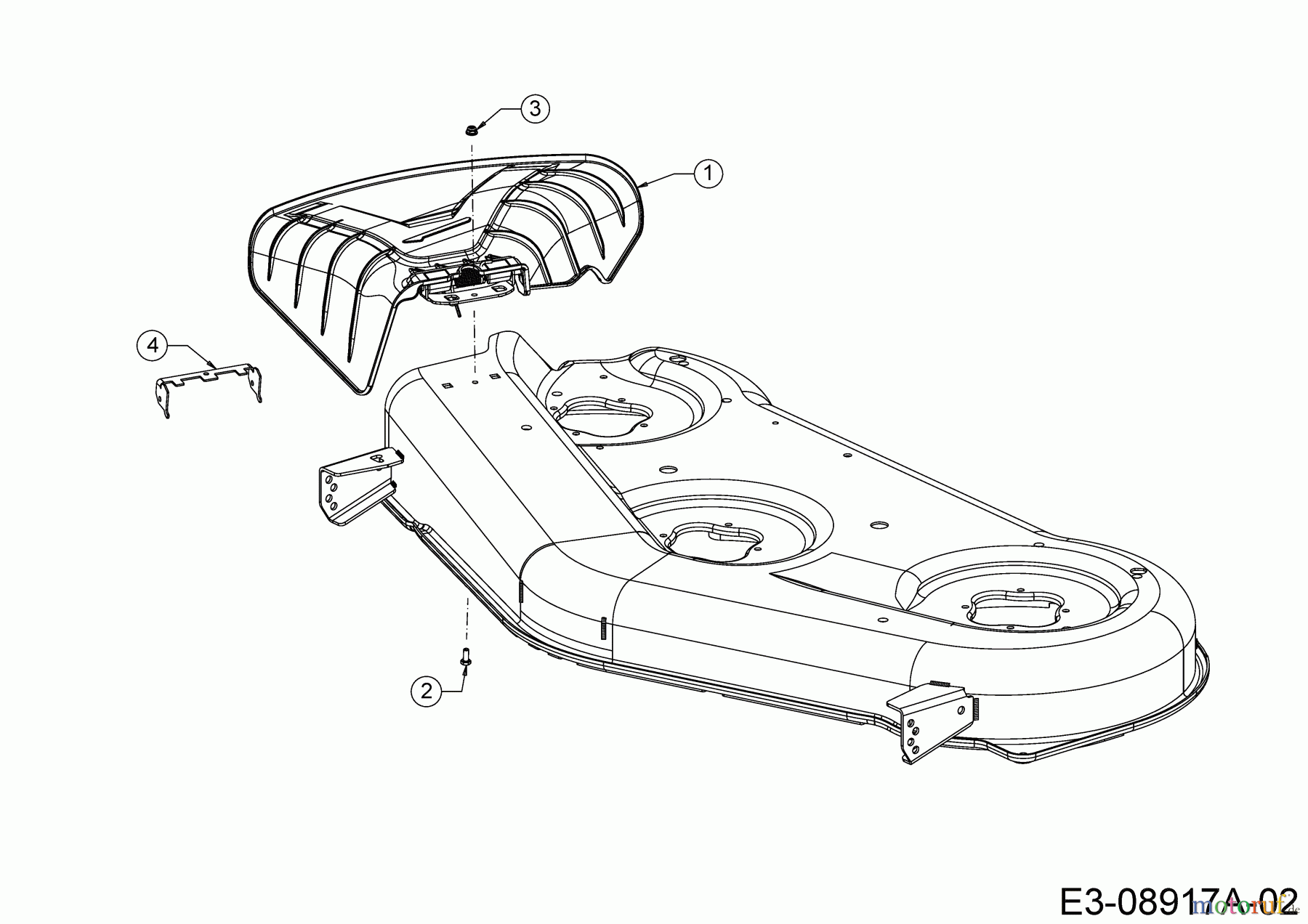  Cub Cadet Zero Turn XZ2 127 17BICBYQ603  (2020) Deflector