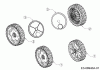 Cub Cadet CC 53 MSPO 12A-A0KC603 (2020) Listas de piezas de repuesto y dibujos Wheels