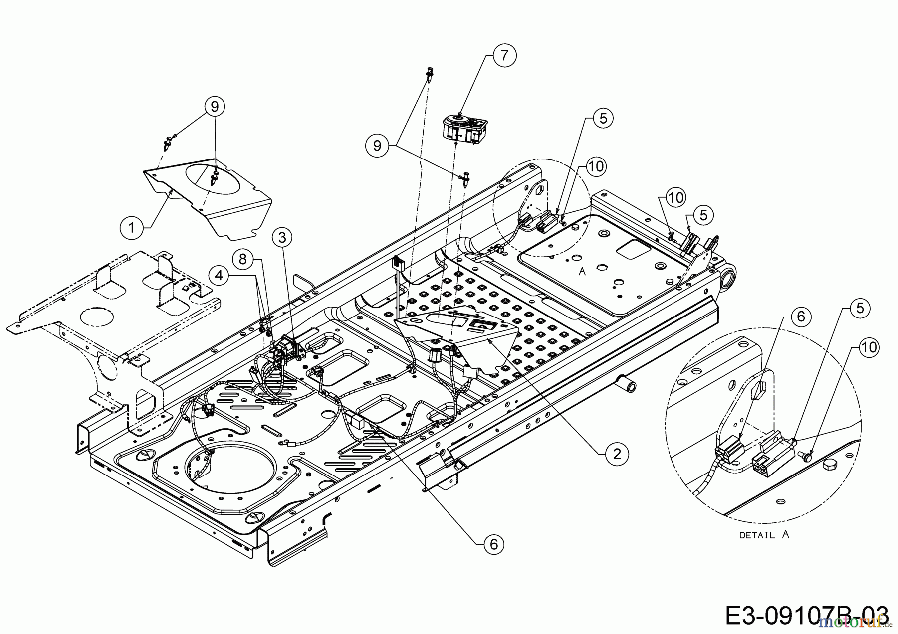  Cub Cadet Zero Turn XZ3 122 17CIDGHB603  (2020) Electric parts