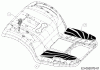 Cub Cadet XT1 OS96 13A8A1CF603 (2020) Listas de piezas de repuesto y dibujos Handle bar, Foot pad