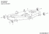 Cub Cadet XT2 PS117I 13CZA1CN603 (2020) Listas de piezas de repuesto y dibujos Wheels mowing deck to 02.09.2019