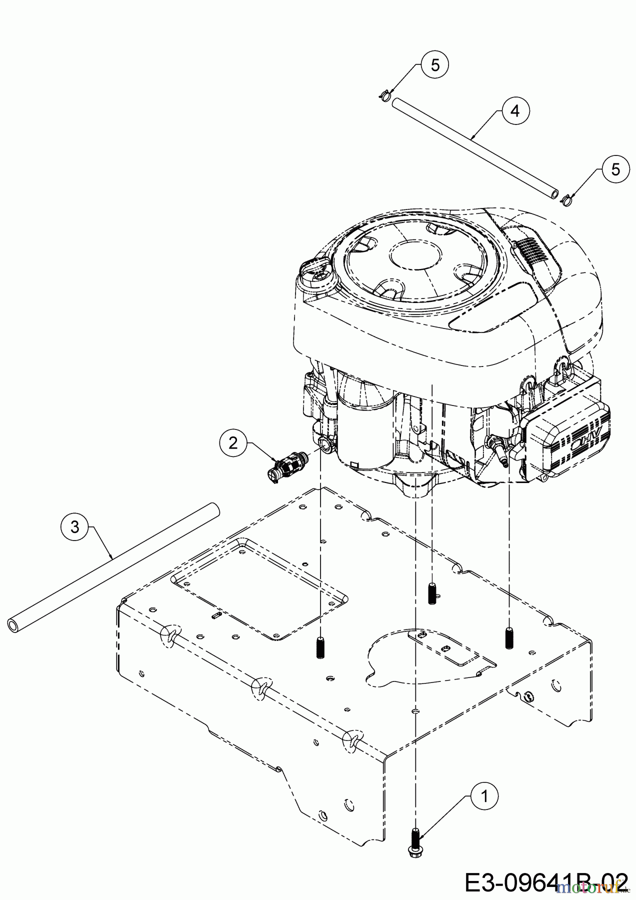  Cub Cadet Petrol mower self propelled XM3 KR84ES 12AE764U603 (2020) Engine accessories