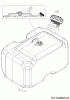 Cub Cadet XT2 PR95 13BGA1CB603 (2019) Listas de piezas de repuesto y dibujos Fuel tank