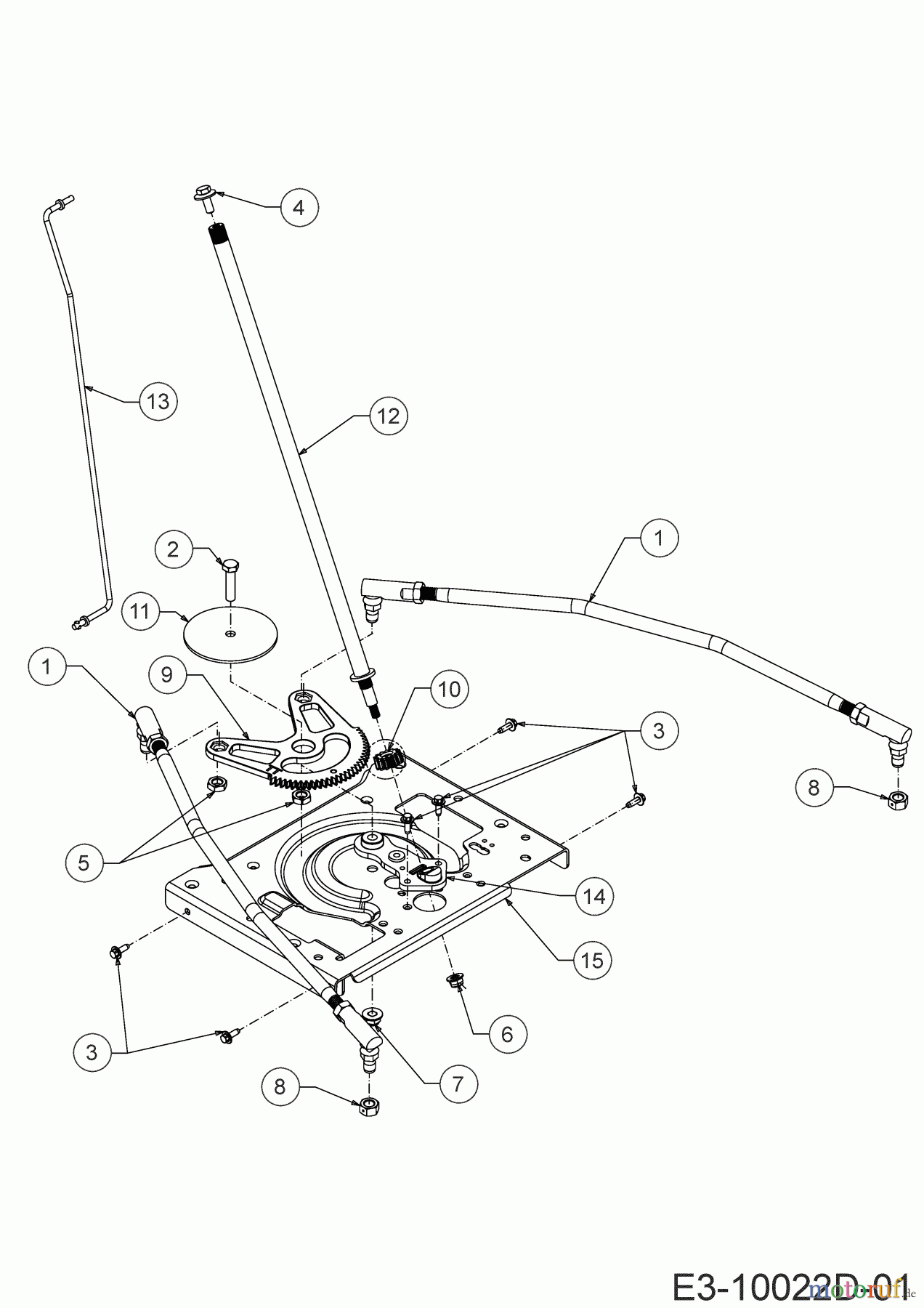  Cub Cadet E-Lawn tractors XT2 ES107 33ABA7CS603 (2020) Steering