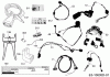 Cub Cadet XR3 4000 22CSDAED603 (2020) Listas de piezas de repuesto y dibujos Cabel, Cable connector, Rain sensor, Tools