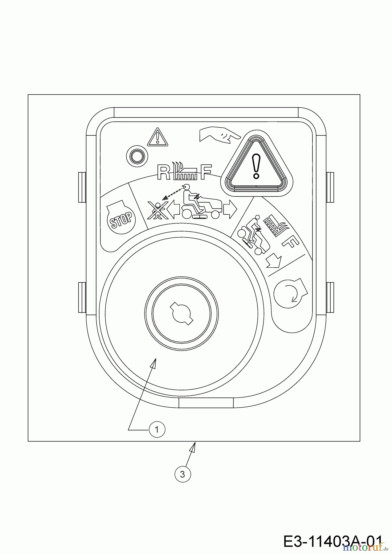  Cub Cadet Lawn tractors LT3 PR105 13AJ71DN603  (2020) Ignition switch