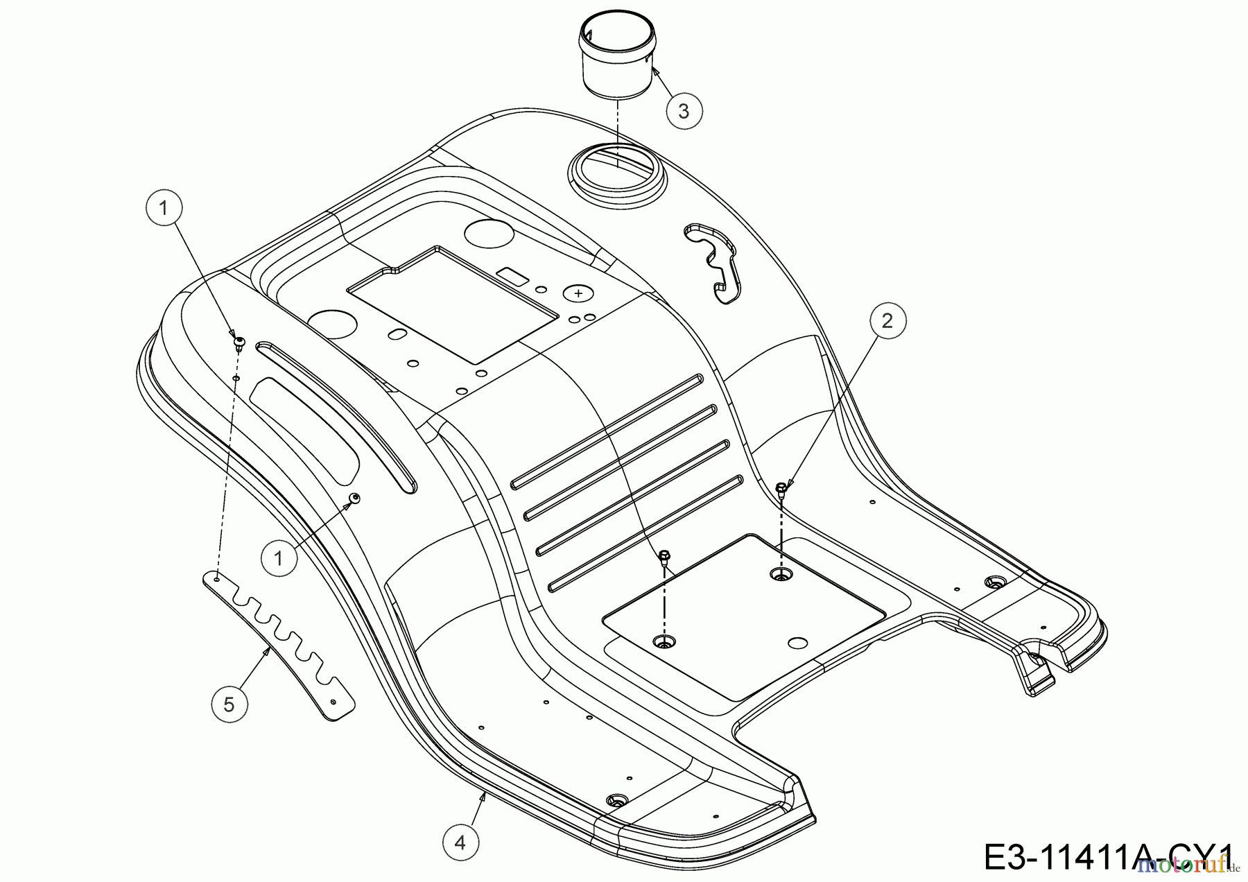  Cub Cadet Lawn tractors LT1 NR76 13A776DC603  (2019) Fender