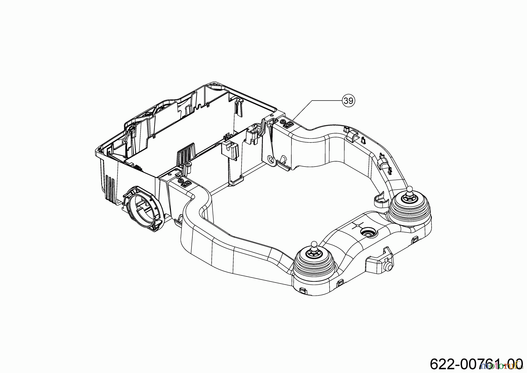  Cub Cadet Robotic lawn mower XR5 2000 22AKHEFA603 (2021) Chassis, frame