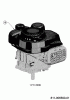 Cub Cadet LM1 AP46 11C-TQMG603 (2023) Listas de piezas de repuesto y dibujos Engine