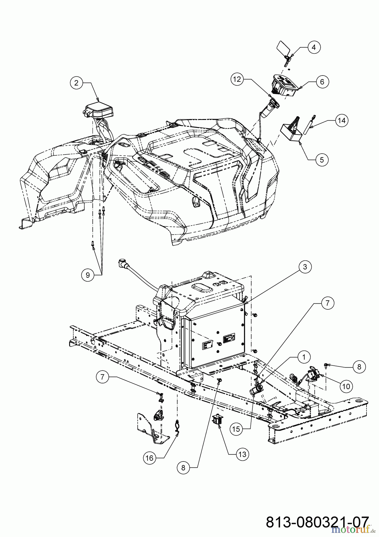  Cub Cadet E-Lawn tractors LR2 ES76 33AA27JD603 (2021) Electric parts