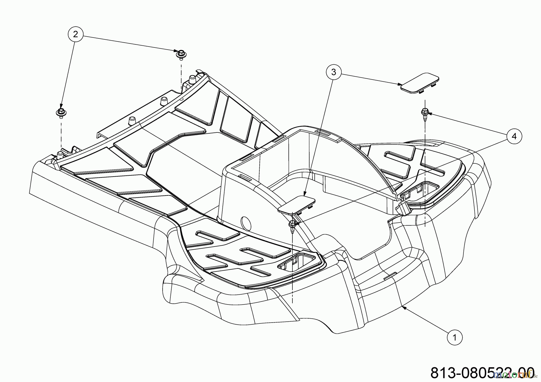  Cub Cadet E-Lawn tractors LR2 ES76 33BA27JD603 (2023) Foot plate