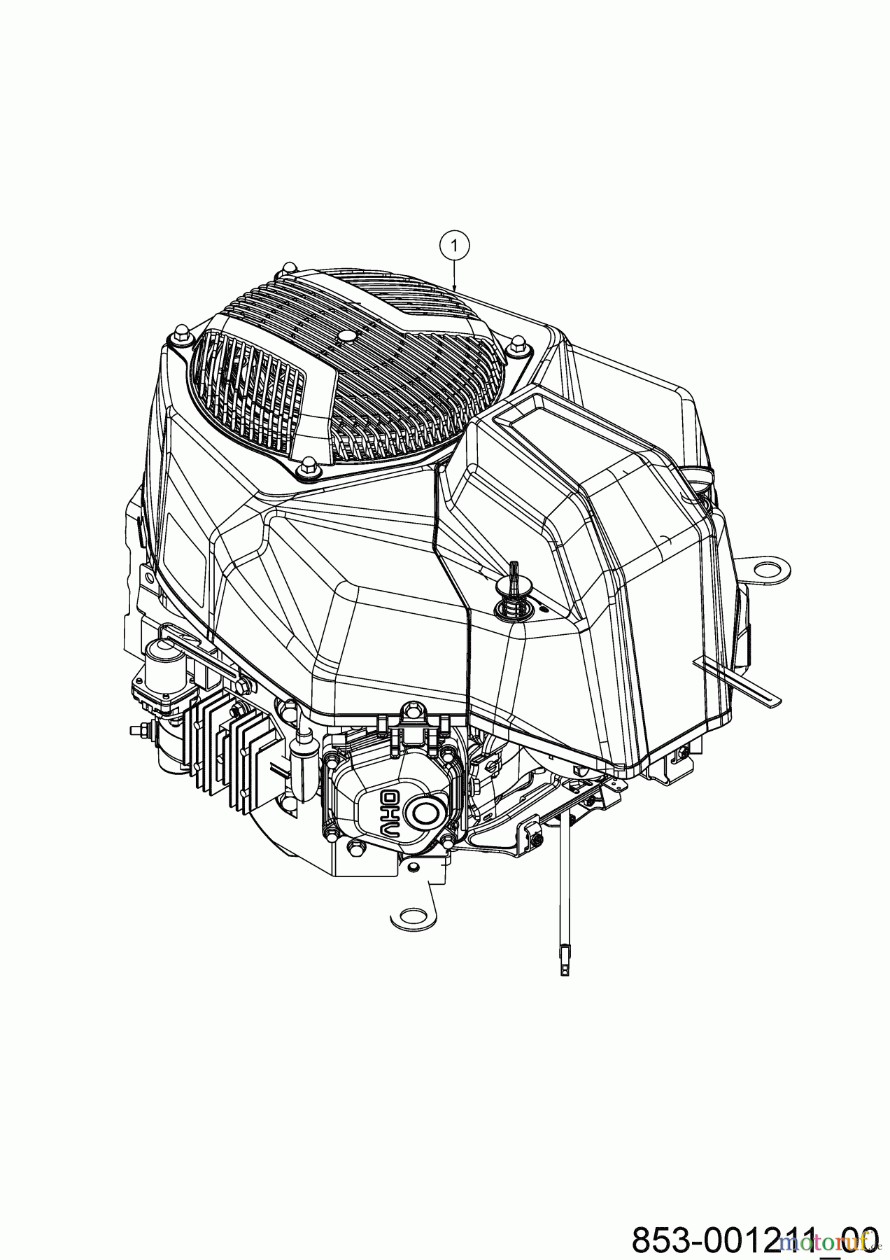  Cub Cadet Zero Turn XZ2 117I 17BWCBYT603  (2021) Engine