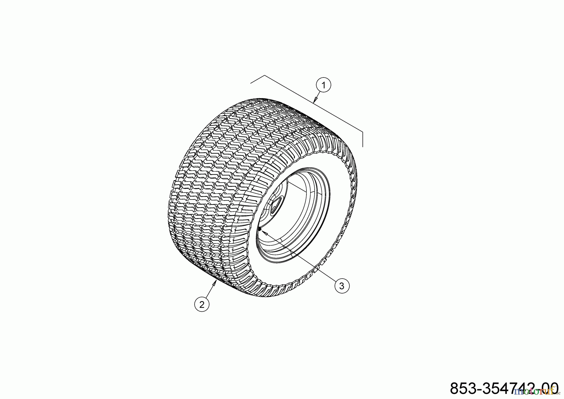  Cub Cadet Zero Turn XZ5 L137 17AIEAC3603 (2021) Rear wheels