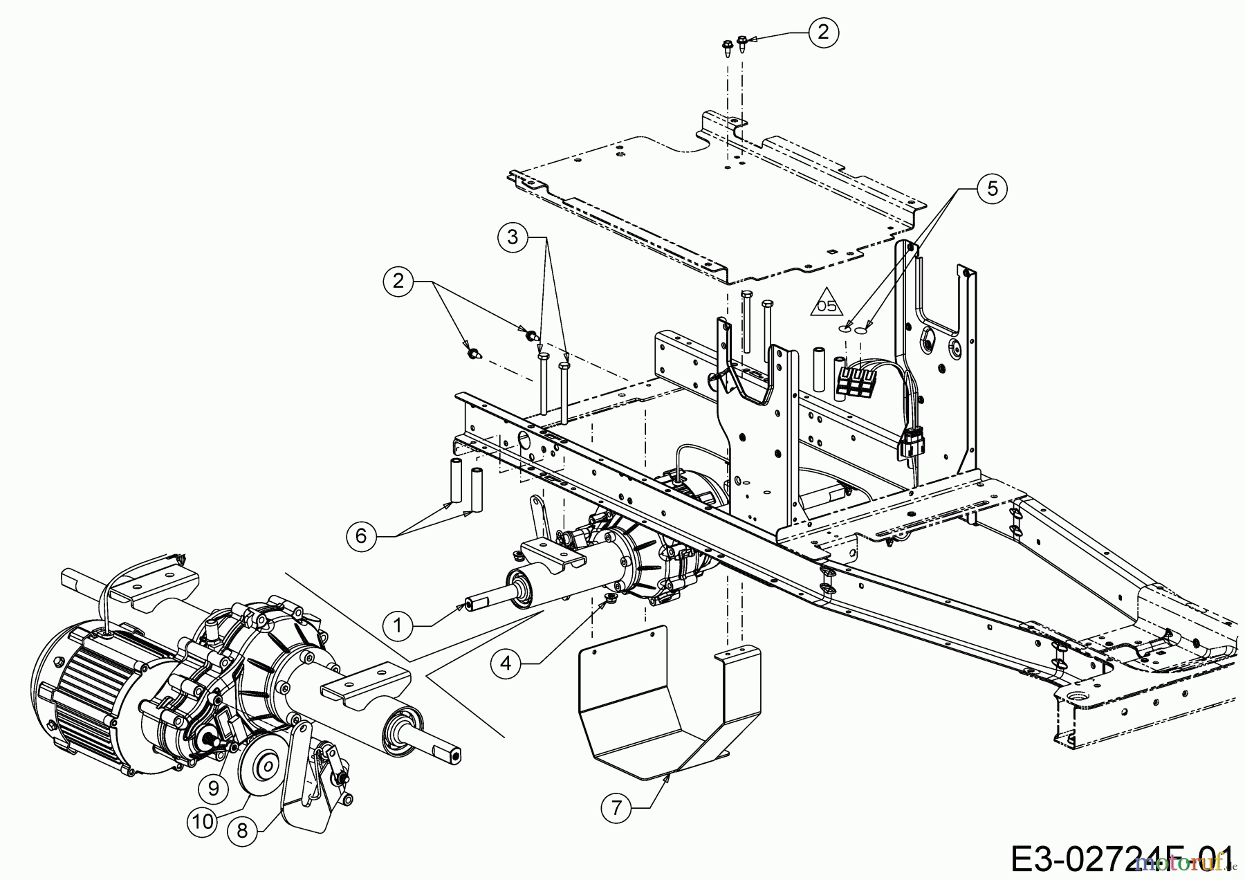  Cub Cadet E-Lawn tractors LR2 ES76 33AA27JD603 (2021) Drive system