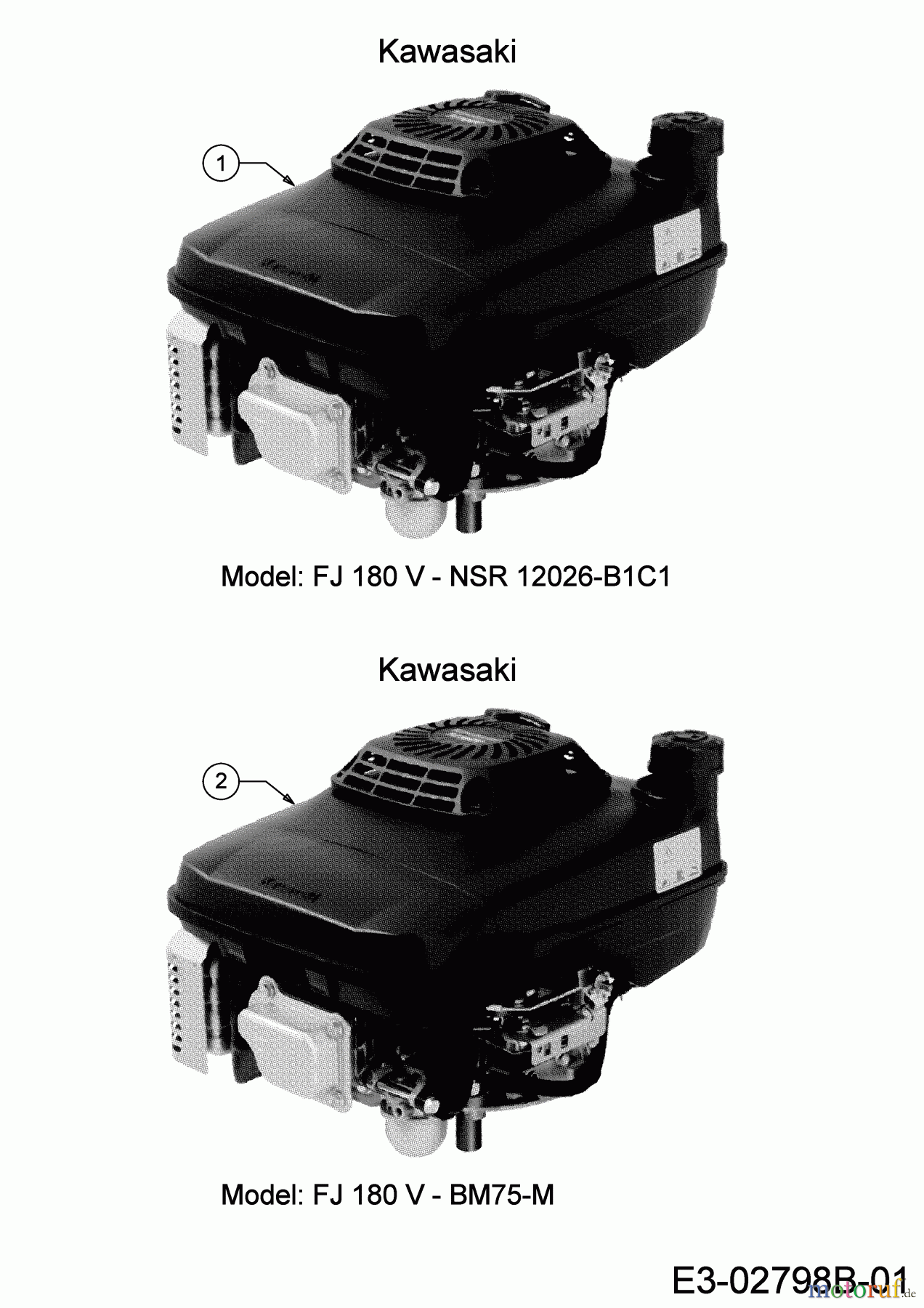  Cub Cadet Petrol mower self propelled LM3 ER53S 12CBPV7D603 (2021) Engine Kawasaki