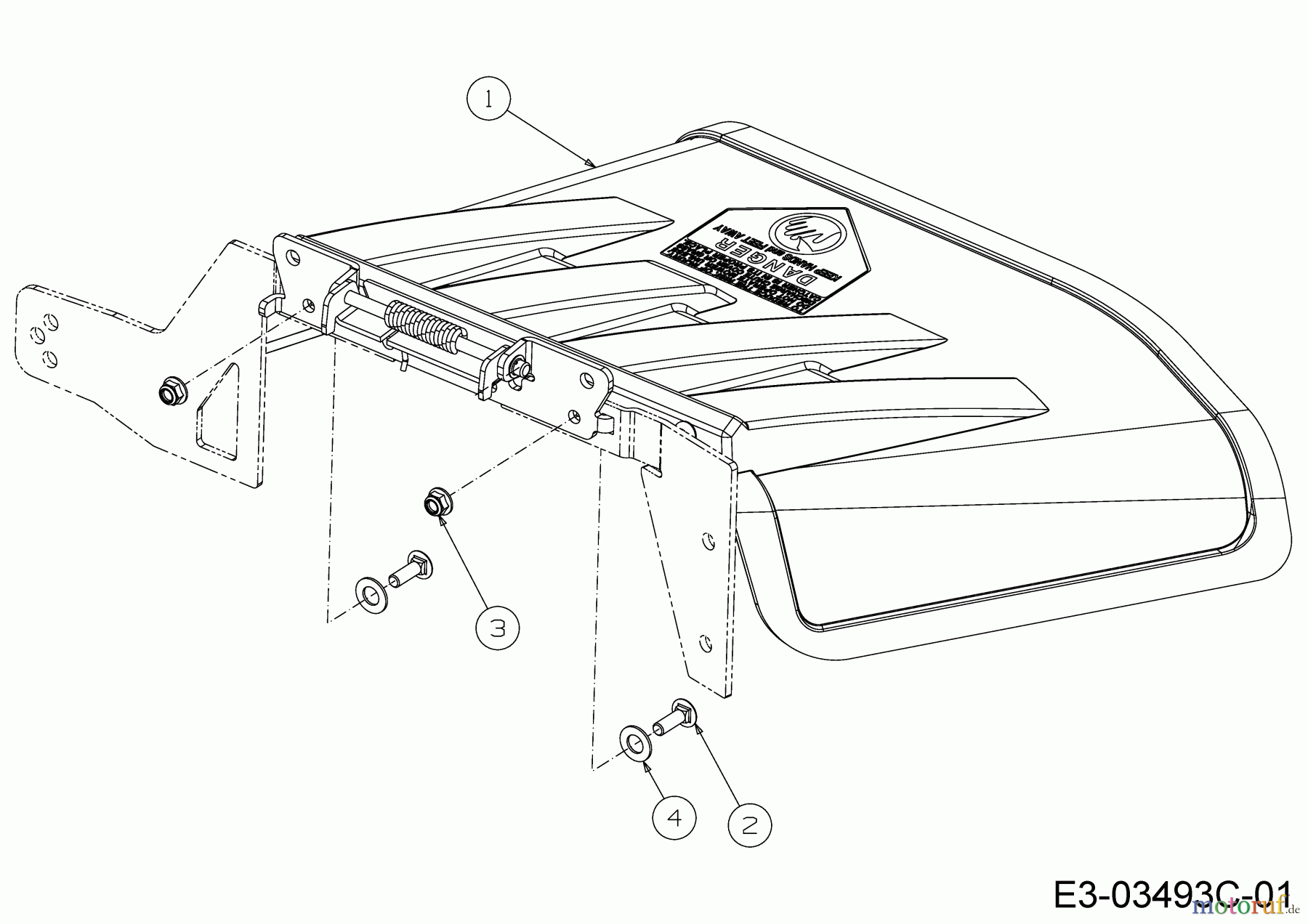  Cub Cadet Zero Turn XZ3 122 47AIDGHB603 (2022) Deflector