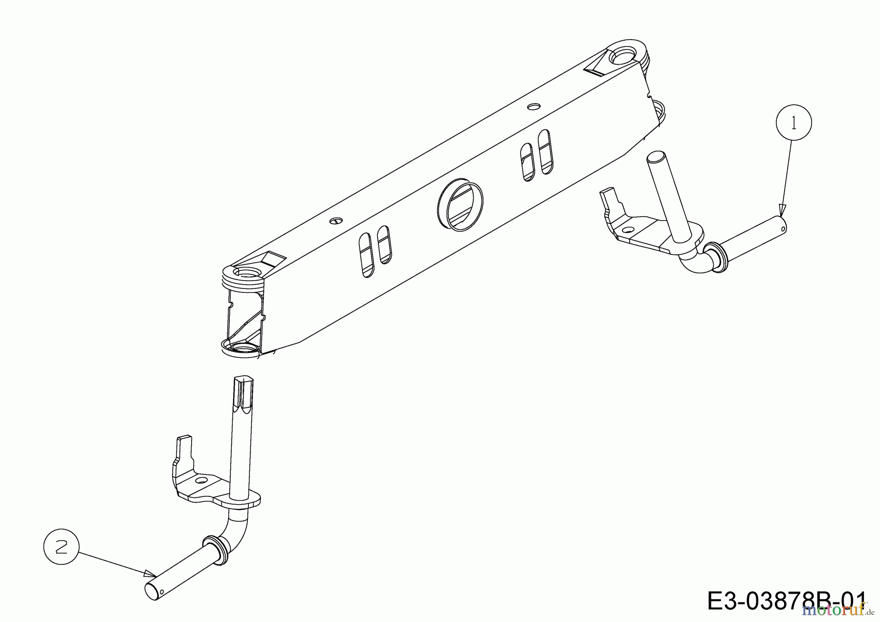  Cub Cadet Lawn tractors LT1 NS96 13BB76DF603 (2021) Axles