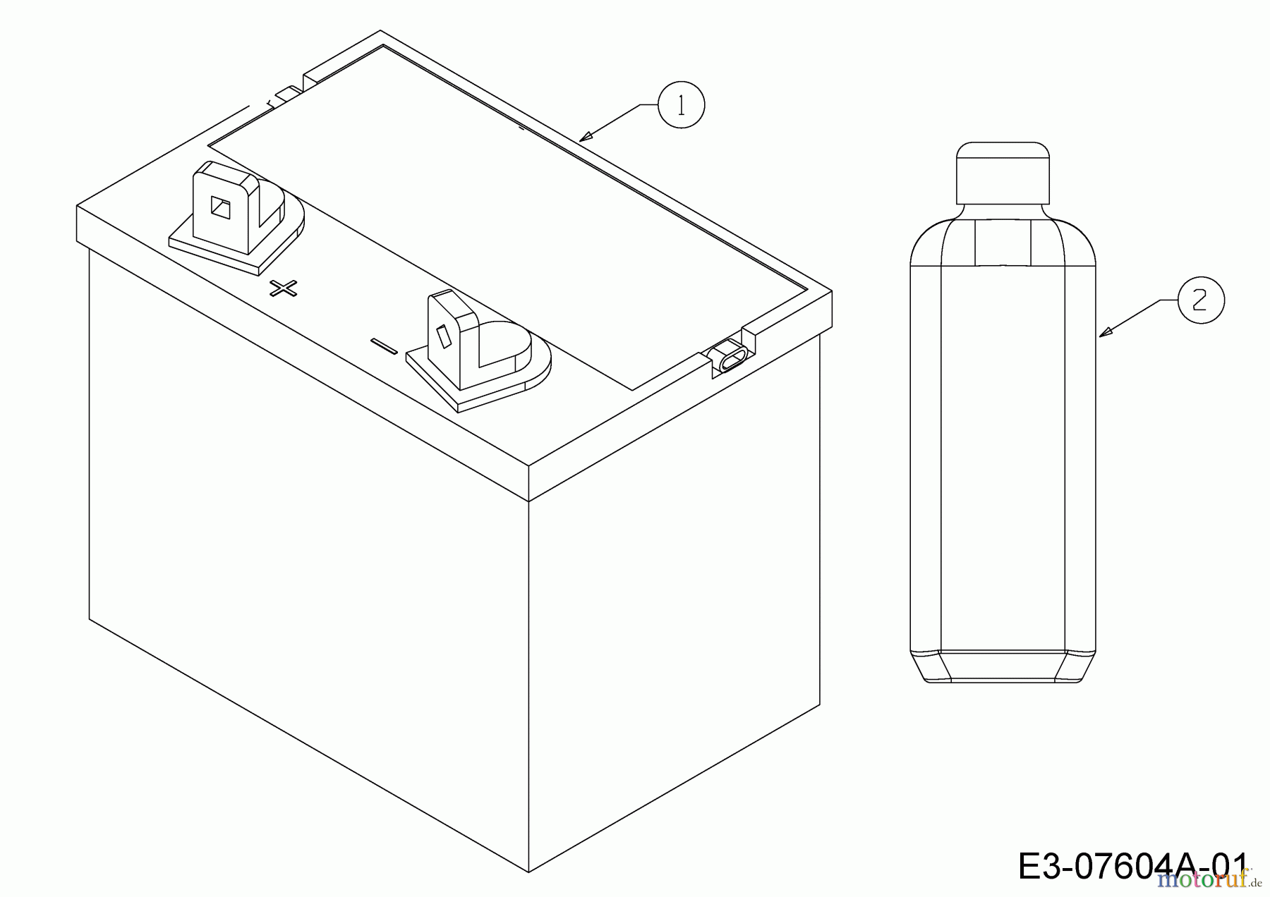  Cub Cadet Zero Turn XZ2 127 17BICBYQ603  (2021) Battery