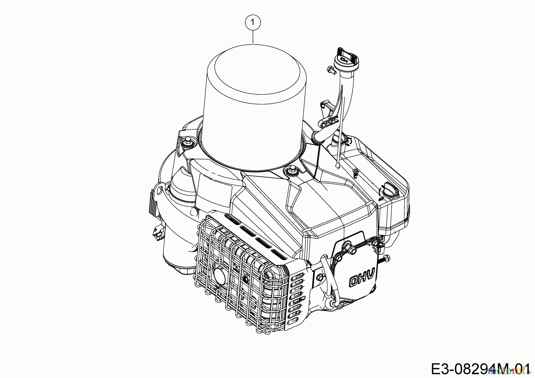  Cub Cadet Lawn tractors LR1 MR76 13B726HD603 (2022) Engine