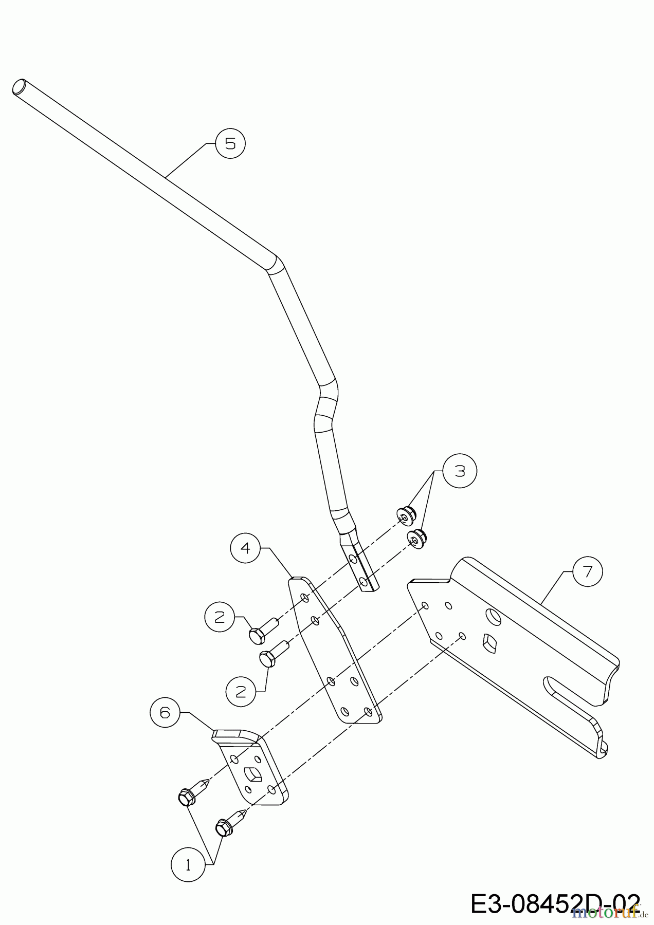  Cub Cadet Snow throwers XS3 76 TDE 31AY7EVZ603 (2022) Adjusting lever