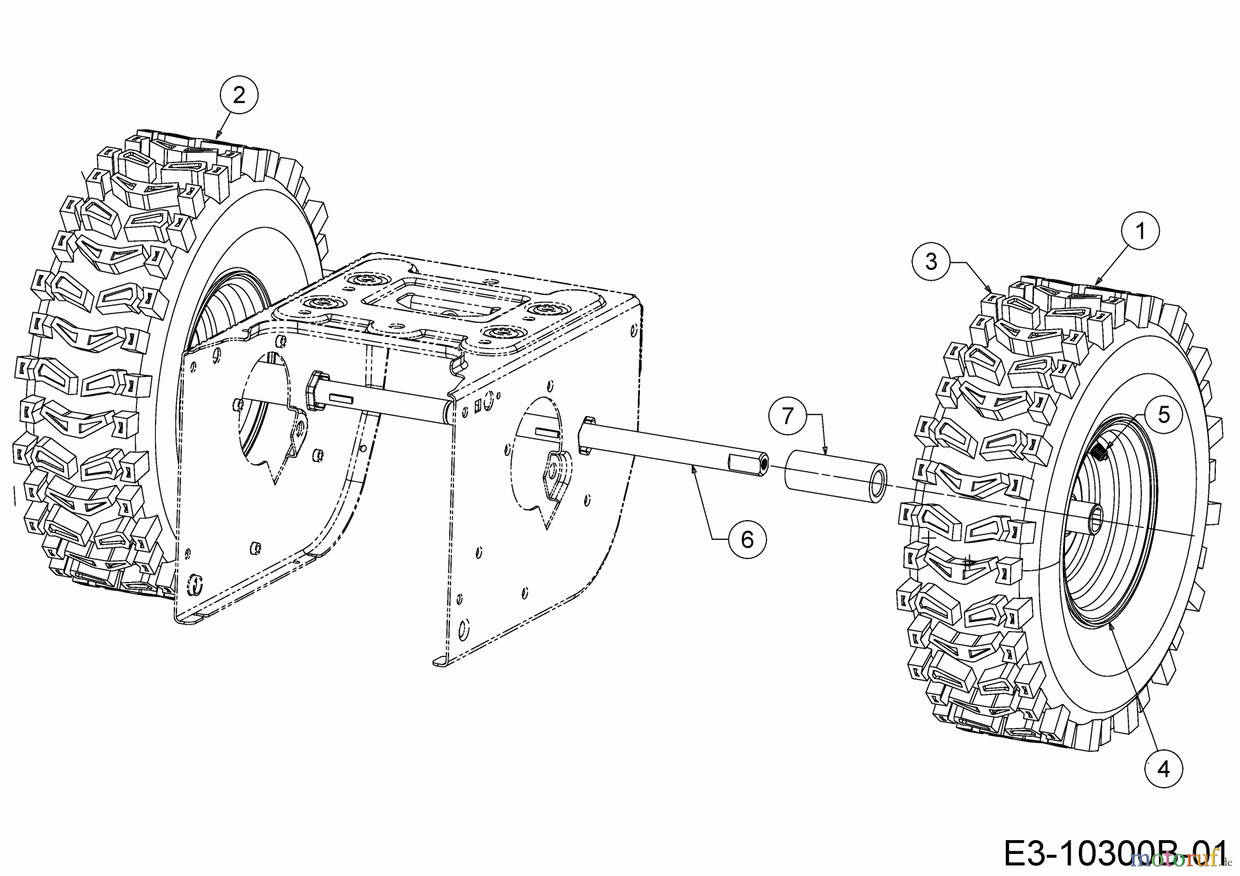  Cub Cadet Snow throwers XS2 61 SWE 31AW5BLR603 (2022) Wheels