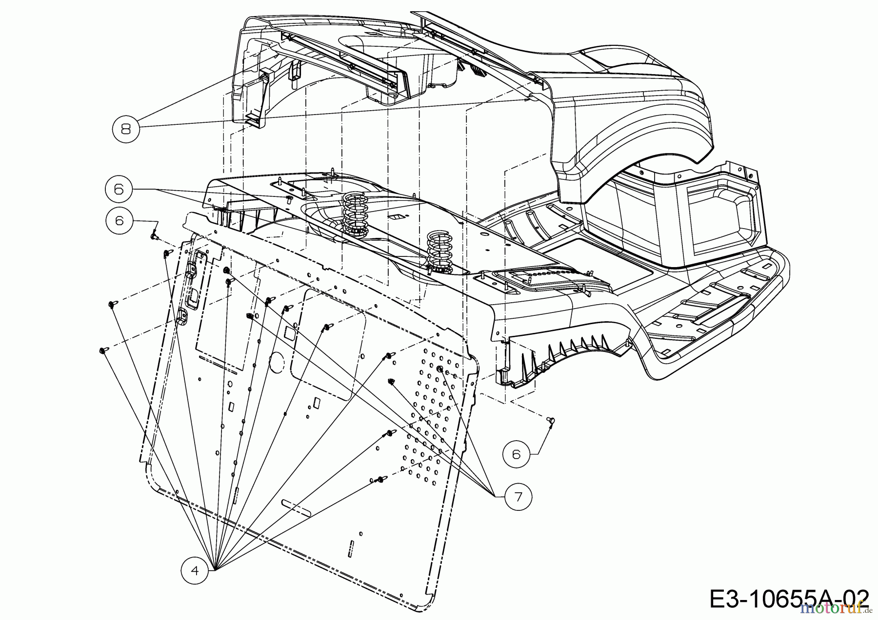  Cub Cadet Lawn tractors XT2 PR106I 13BZA1CR603  (2018) Fender