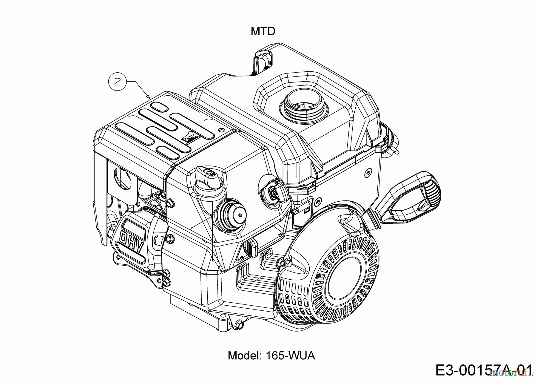  Wolf-Garten Snow throwers SF 56 31A-3AAD650  (2019) Engine MTD